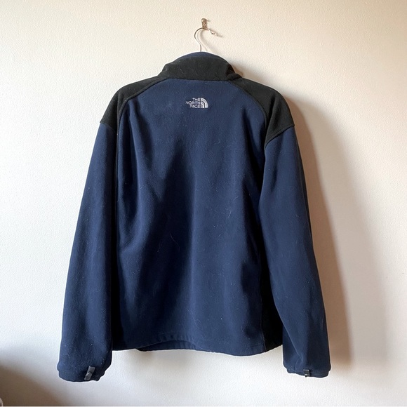 The North Face Men’s Heavyweight Fleece Navy Blue Black Full Zip - XL - Picture 2 of 5